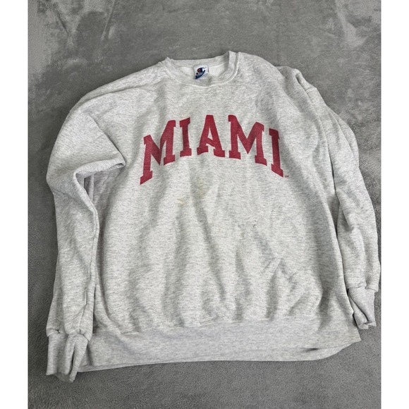 Champion Other - Vintage Miami University Redhawks Sweatshirt Men's Size 2XL Gray